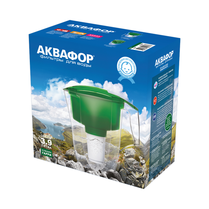 Аквафор Гарри — фильтр-кувшин для очистки питьевой воды