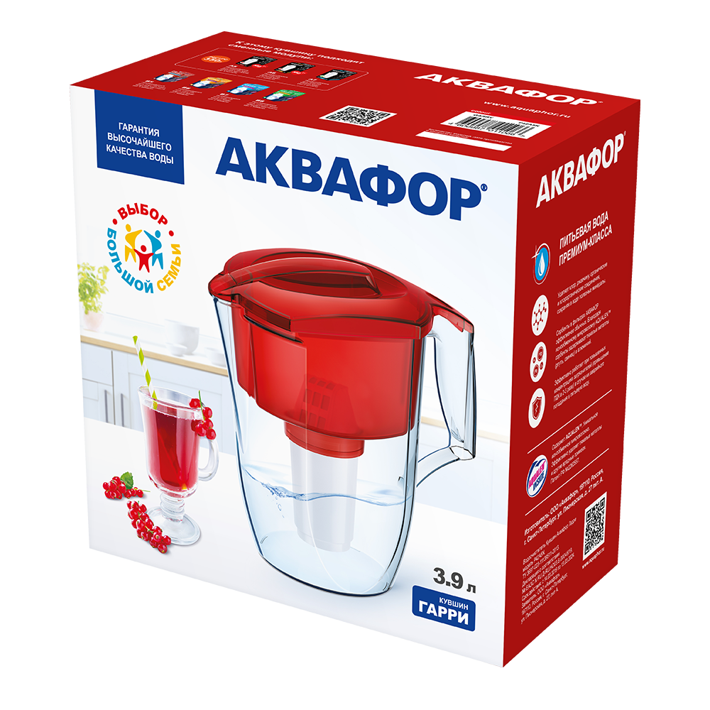 АКВАФОР Гарри А5 — фильтр-кувшин для очистки питьевой воды