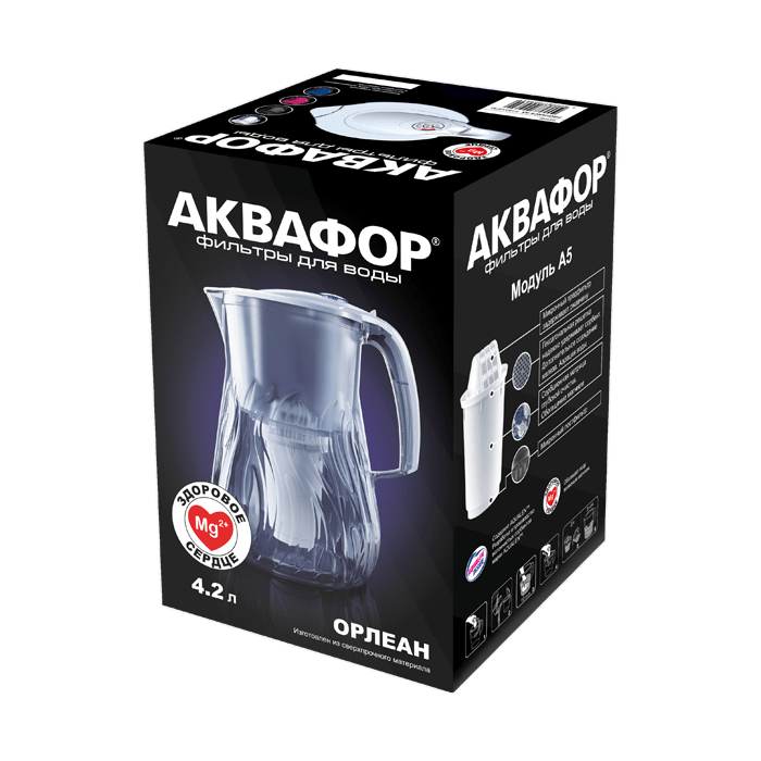 АКВАФОР Орлеан А5 — фильтр-кувшин для очистки питьевой воды