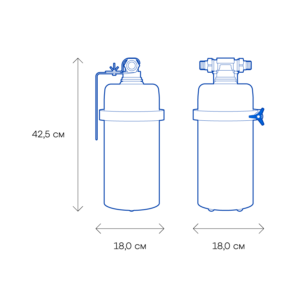 АКВАФОР Викинг Миди 300 для холодной воды с полипропиленовым модулем — фото 2 АКВАФОР Викинг Миди 300 для холодной воды с полипропиленовым модулем — фото 2