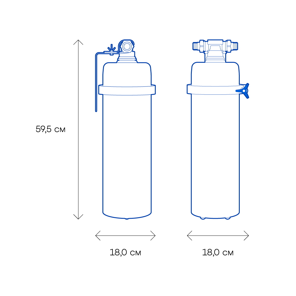 АКВАФОР Викинг 300 для горячей воды с полипропиленовым модулем — фото 2