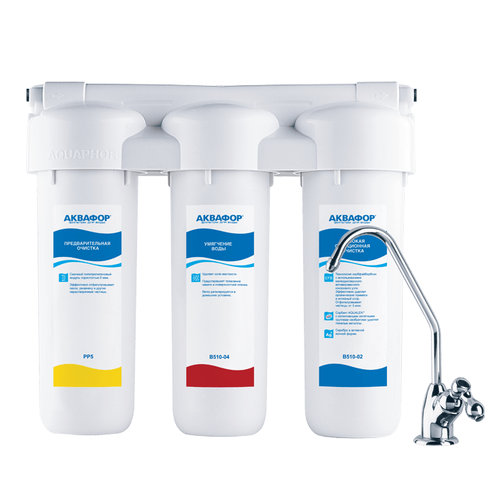  Трио Норма Умягчающий — фильтр для очистки воды под мойку