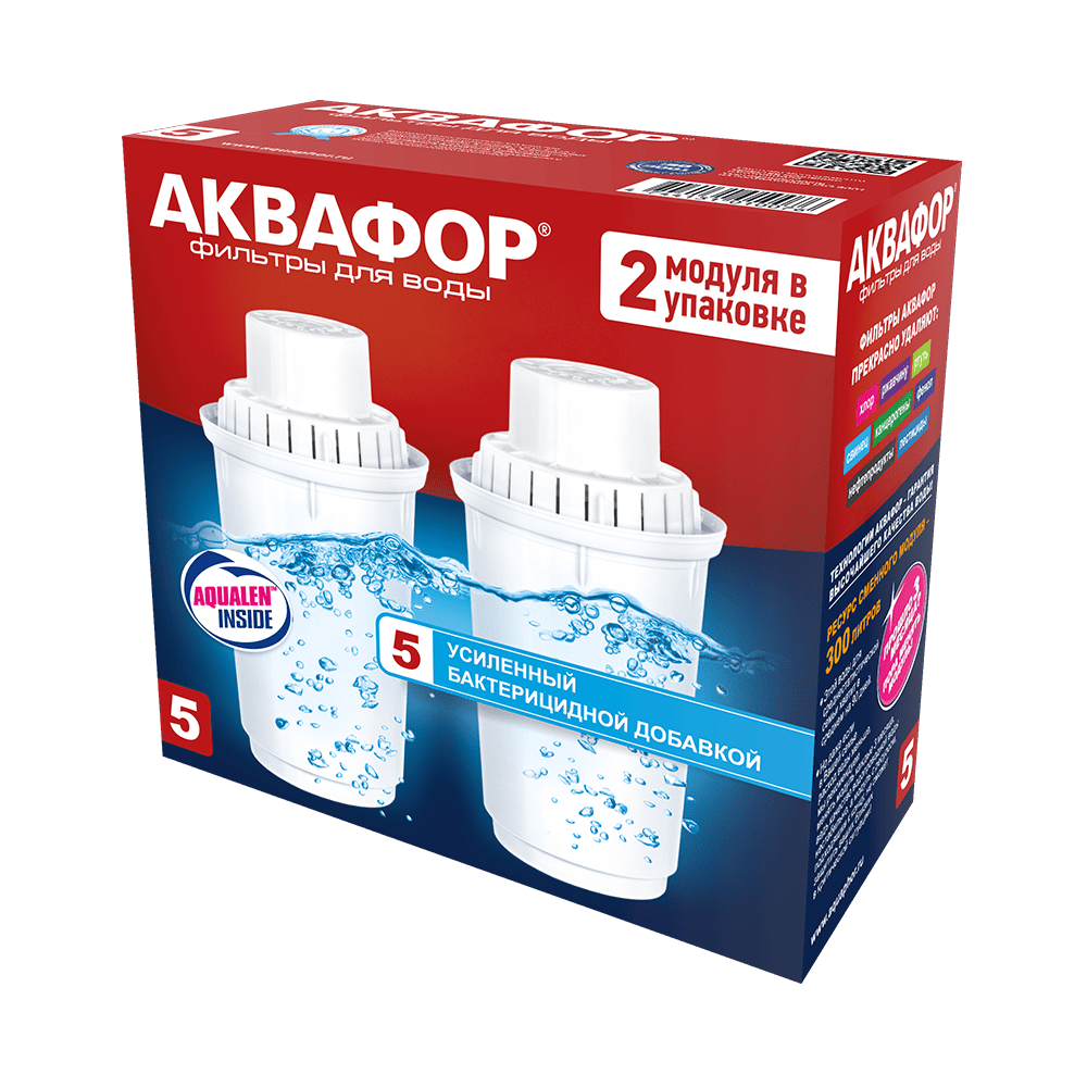 Аквафор В5 (В100-5) Комплект из 2 штук